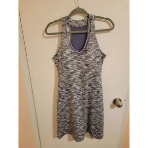 MPG Athletic Dress Women's Medium M Sports Bra Gray Purple Racerback Dress